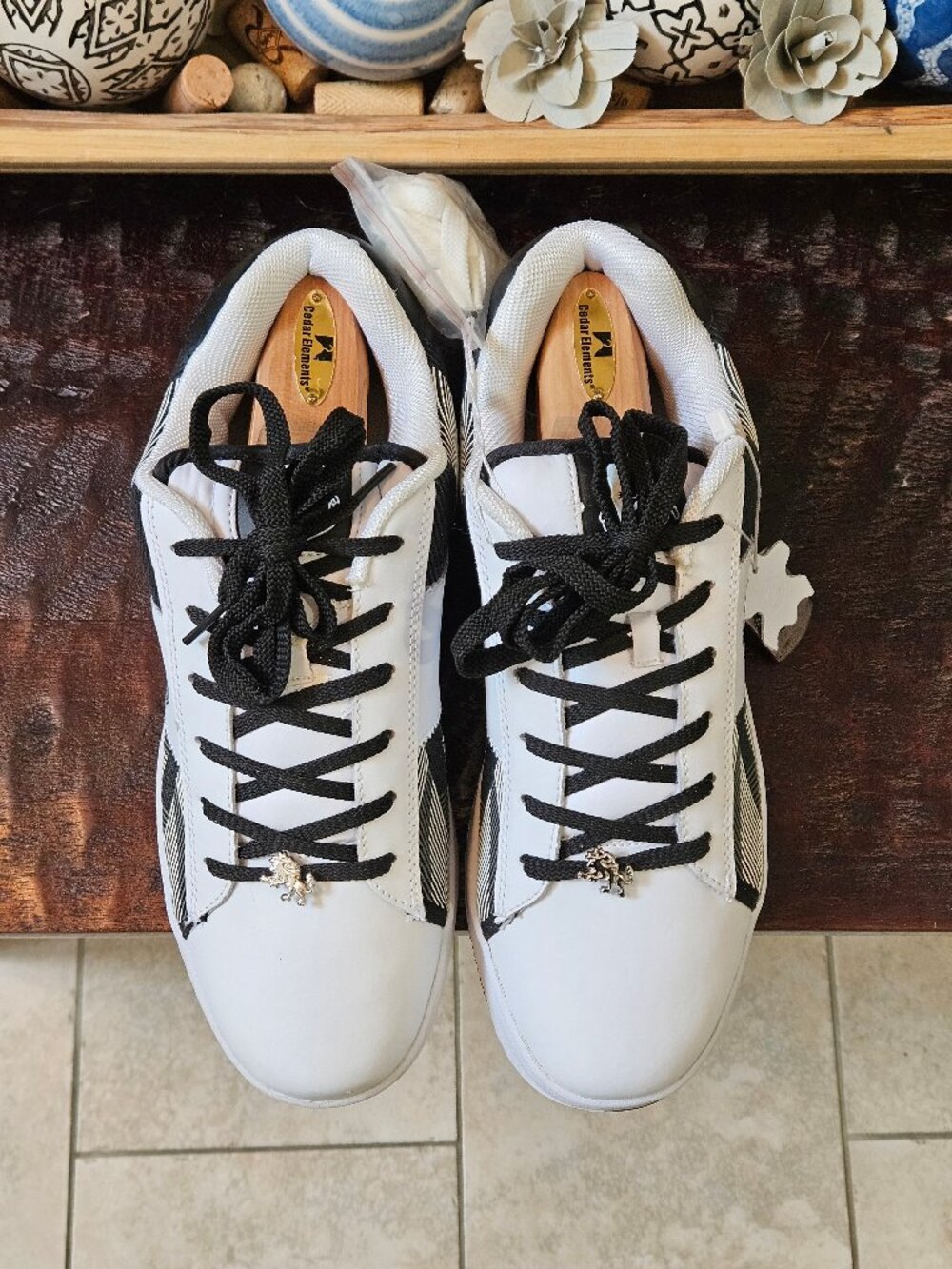 Luxury Kicks (Vlado) Men's Fashion Sneakers, White, Sz 12 - Picture 2 of 16